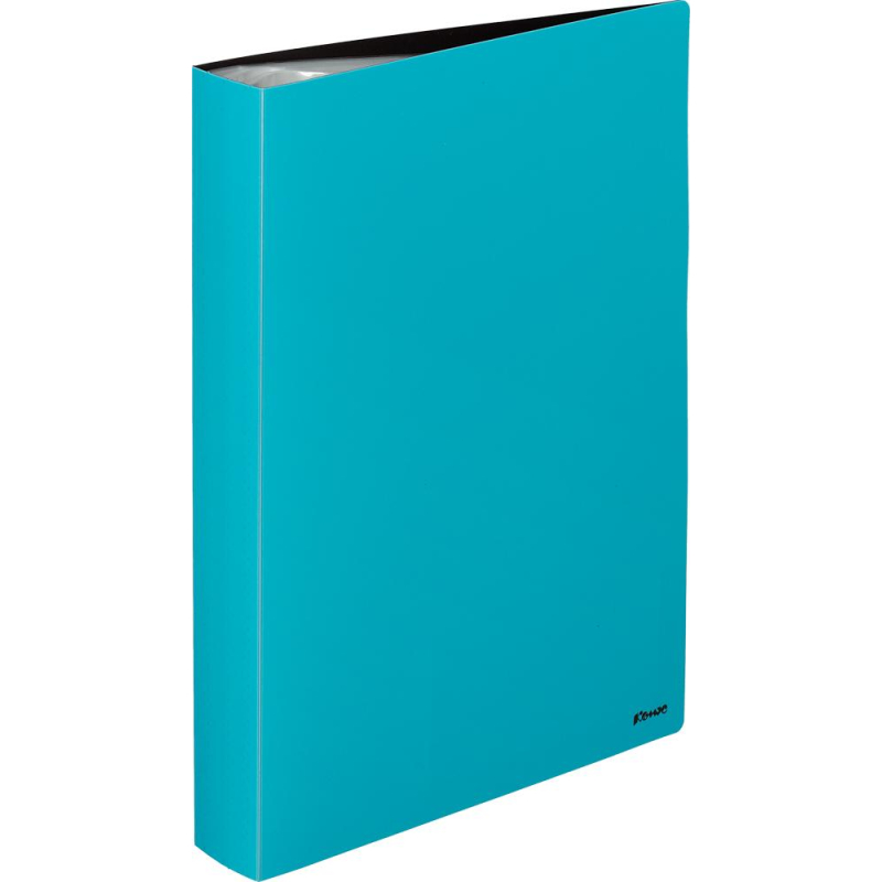 Папка файловая Комус 60 голубая, с карманом для CD/визитки 172105