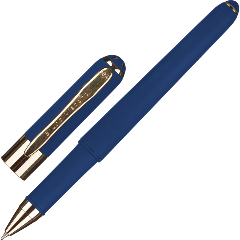 Ручка шарик. неавтомат. MONACO тем-син.корп,0,5мм синяя 20-0125/07 Bruno Visconti 1641277