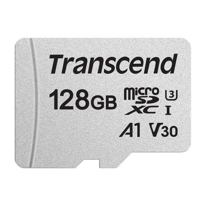 Карта памяти Transcend 300S microSDXC 128Gb UHS-I Cl10 +ад, TS128GUSD300S-A 887555