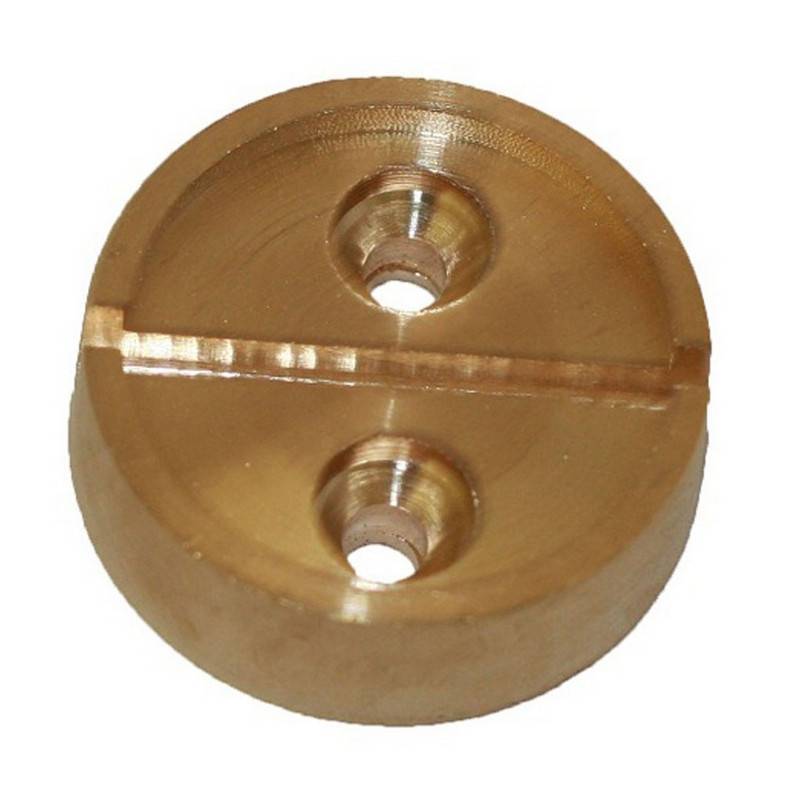 Плашка металл. на 1 печать, диаметр 29 мм, 2шт/уп, латунь 96527