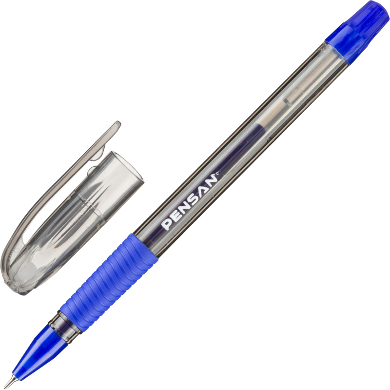 Ручка гелевая неавтомат. PENSAN SOFT GEL 0,5 синяя,манж 1553982 2400