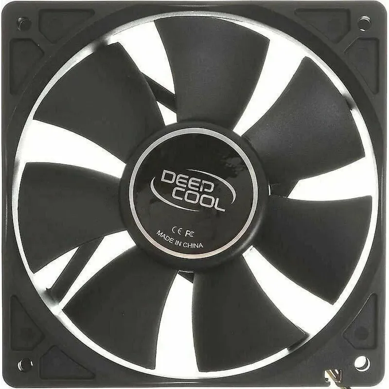 Вентилятор DEEPCOOL Xfan120 120x120x25мм черный, 1300об/мин 1877491
