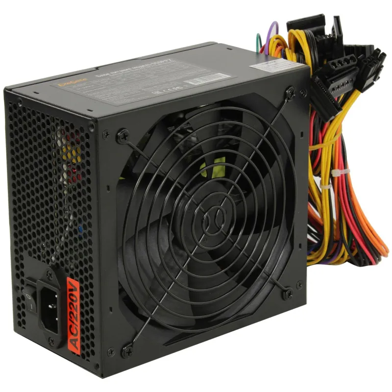 Блок питания ExeGate 550W 550PPX ATX, 14cm fan, black (EX282073RUS) 1406313