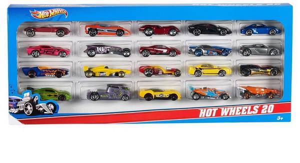Подарочный набор Hot Wheels 20 машинок Mattel H7045