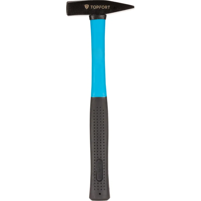 Молоток 300 г TOPFORT из углеродистой стали, фибергласовая рукоятка 1704734