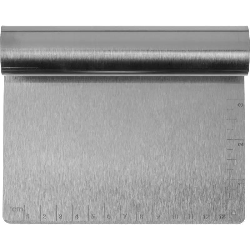 Скребок для теста h=12 см. раб.часть 15x8 см. нерж.со шкалой MGsteel,70409 2186183