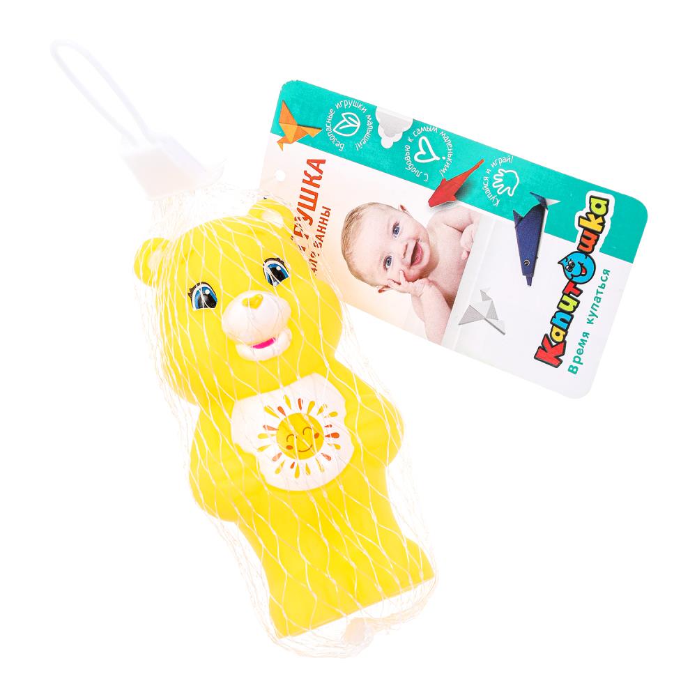 Игрушка для ванны 10 см. Заботливый мишка, в сетке Играем Вместе YF2-MISHKAYELLOW