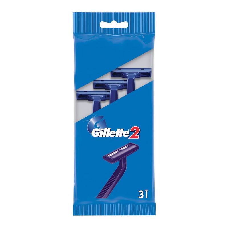 Бритва одноразовая Gillette 2 (3 штуки в уп) 342842