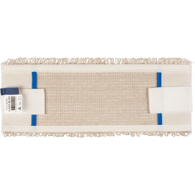 Насадка МОП петельный хлопок полиэстер (крепление карман-язык) 40 см Росмоп 2240077 NMH-40-RS