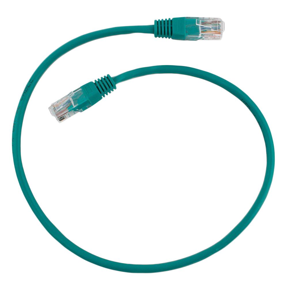 Патч-корд UTP Cablexpert PP12-0.5M/G кат.5e, 0.5м, зелёный 1124717