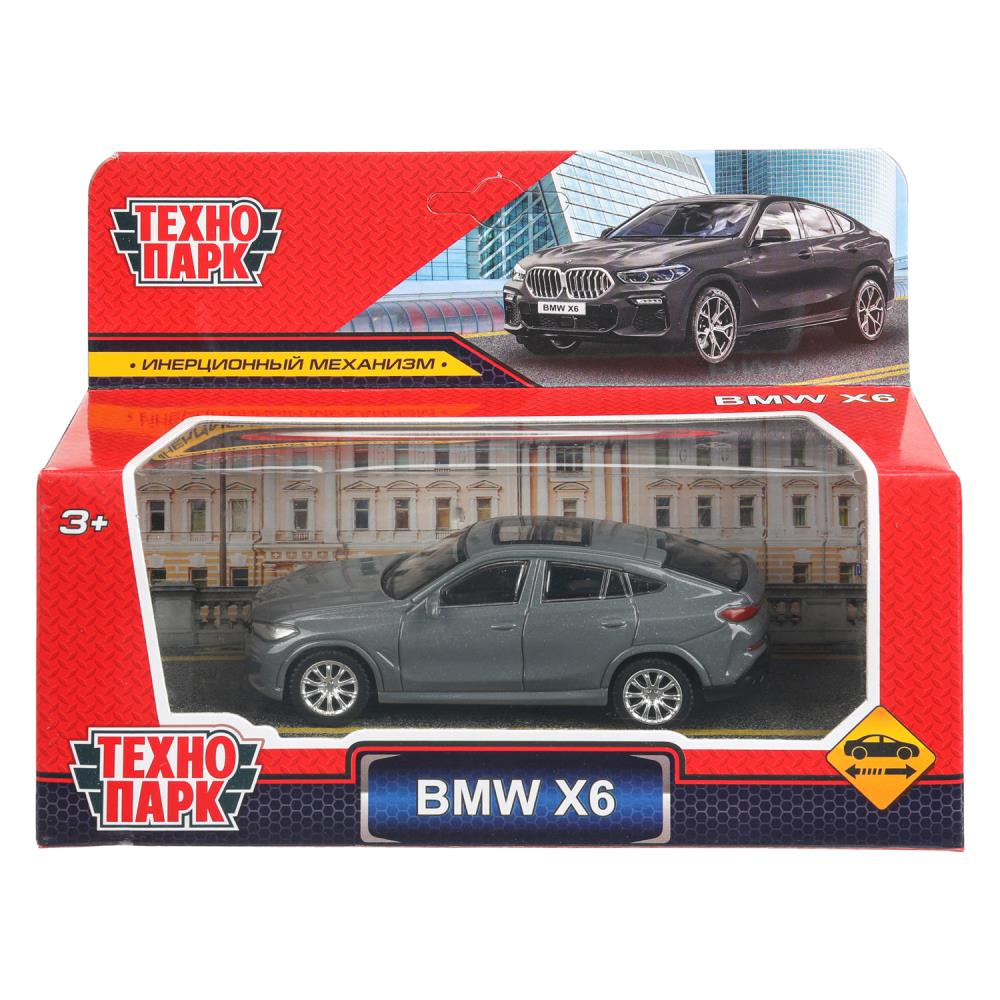 Машина металлическая Бмв X6, 10,5 см, мокрый асфальт Технопарк X6-11-GY