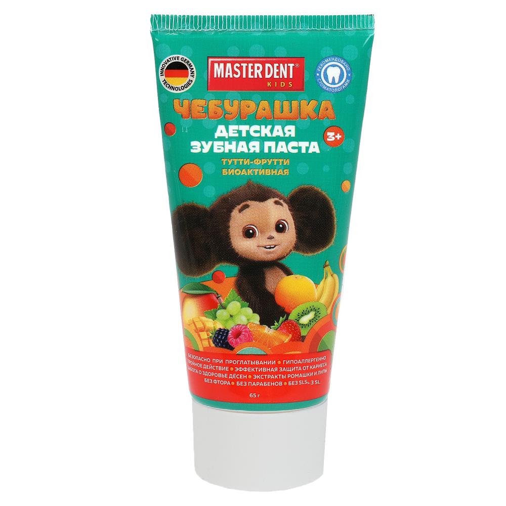 Зубная паста "Чебурашка" -фрутти, 65 гр. Master Dent 121860-CHB