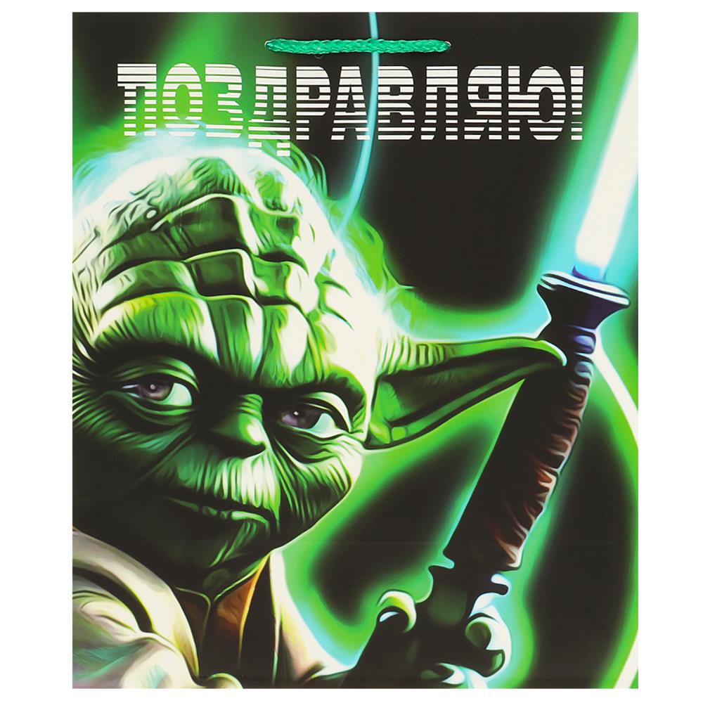 Пакет матовый L подарочный, 26х32х14 см. Чудо праздник PL-108864-Y