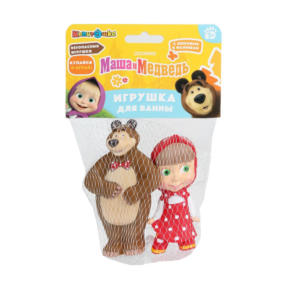 Игрушка для ванны Маша и Медведь 2 шт, пищалка Играем Вместе 3R-35RMM (50)