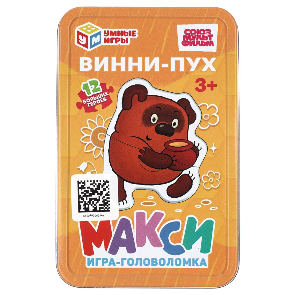 Макси-пазлы в жестяной коробке Винни-Пух. Союзмультфильм Умные игры 4630395066549