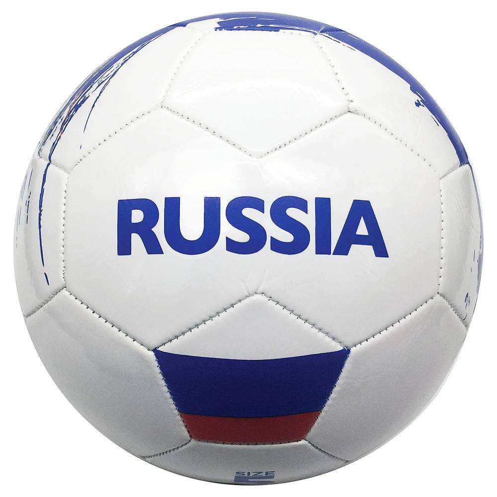 Мяч футбольный Россия, пвх 1 слой, 5 р. резионовая камера SC-1PVC300-RUS