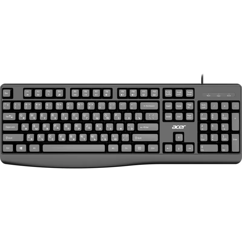Клавиатура Acer OKW301 черный USB (ZL.KBDCC.01A) 2012566