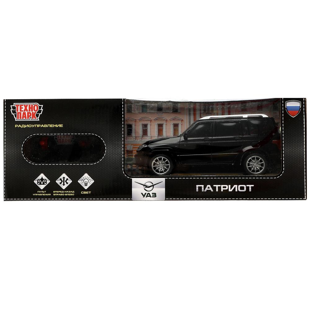 Машина р/у Уаз Патриот, 19 см. свет, черный, Технопарк PATRIOT-19RCL-BK