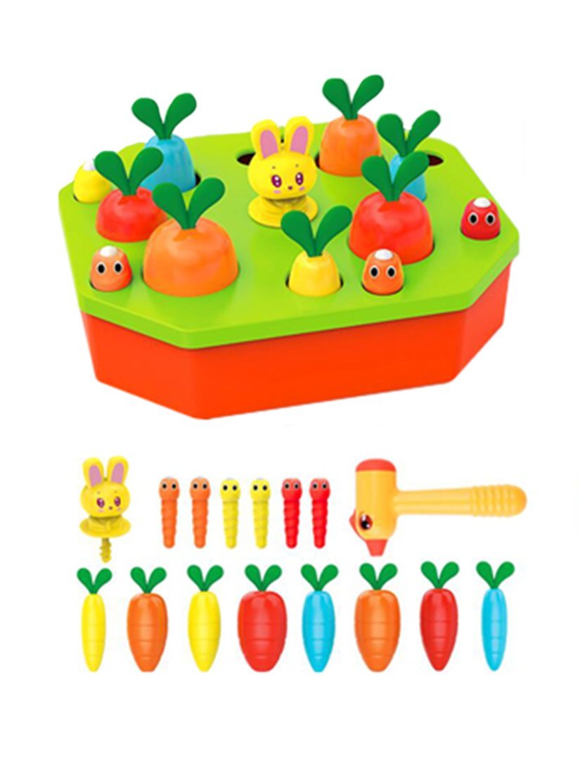 Сортер Веселая ферма, 17 предм. Наша Игрушка XQS2061A-1