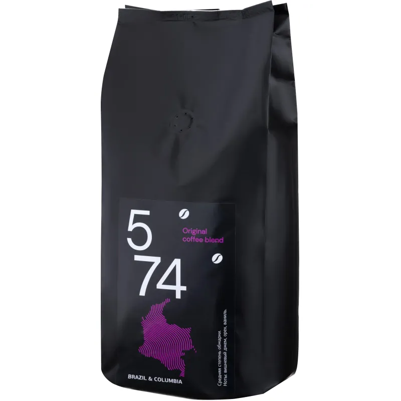 Кофе жареный в зернах5/74Brazil&ColumbiaOriginalcoffeeblend,100%Арабика,1кг Деловой Стандарт 1992597