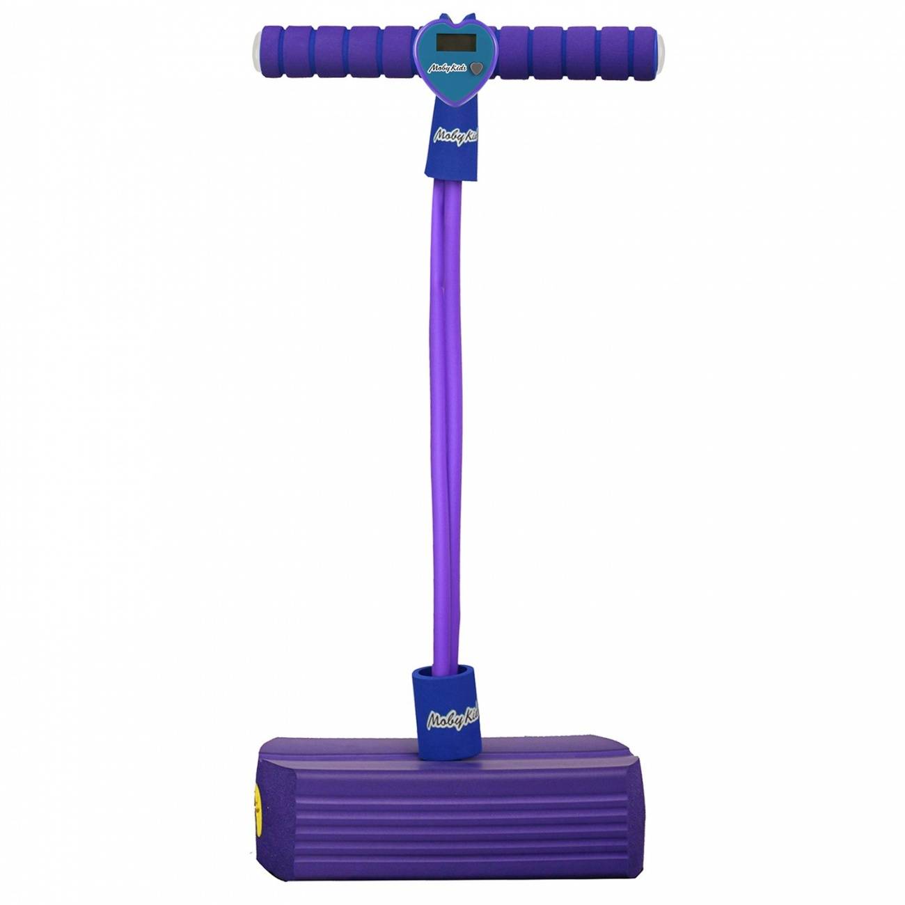 Тренажер для прыжков MobyJumper со счетчиком, светом и звуком, фиолетовый Moby Kids 68557