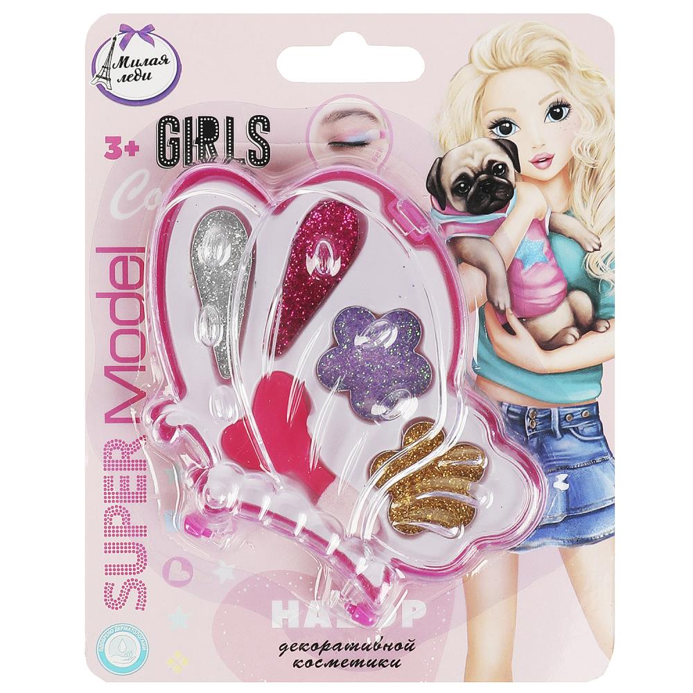 Косметика палетка теней для век с блестками, детская Милая леди 70522C2-SMP-ML