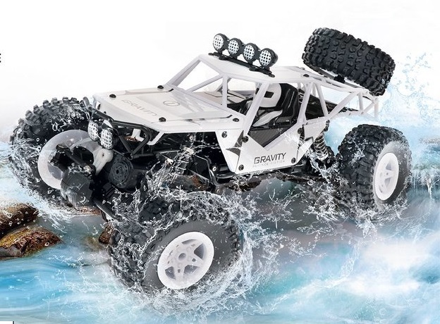 Краулер р/у Пантера,аккум, 4WD, металл, бел. Crossbot 870695