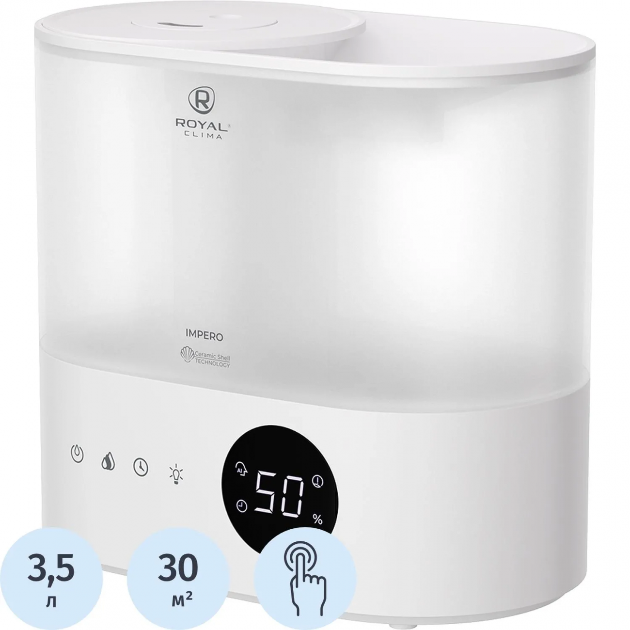Увлажнитель воздуха ROYAL CLIMA RUH-IM300/3.5E-WT 2398824