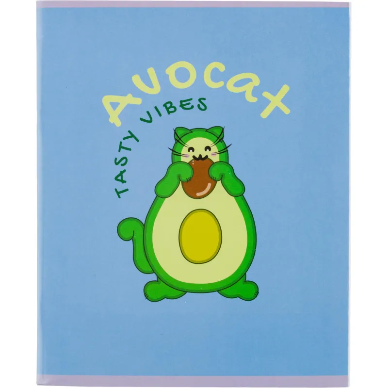 Тетрадь общая А5 48л Avocat син.клет,скреп, ВД-лак №1 School 1819928