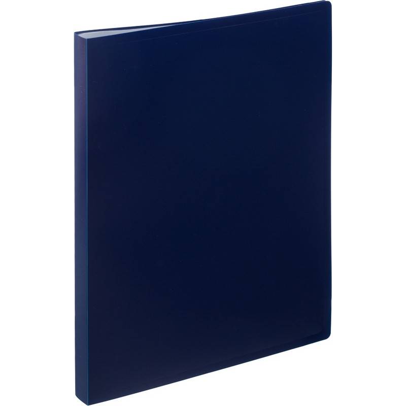 Папка файловая на 30 файлов Attache A4 20 мм синяя (толщина обложки 0.4 мм) 710154