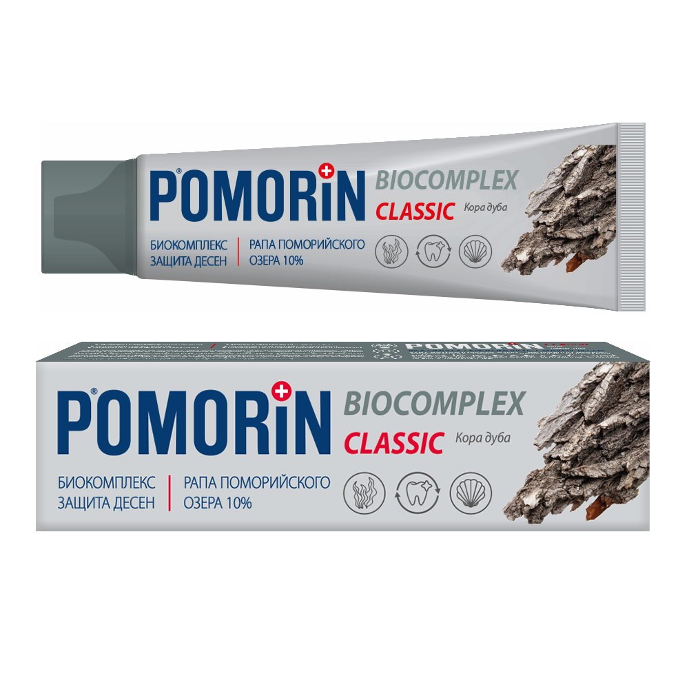 Зубная паста Pomorin Classic Биокомплекс, 100 мл 4673727090034