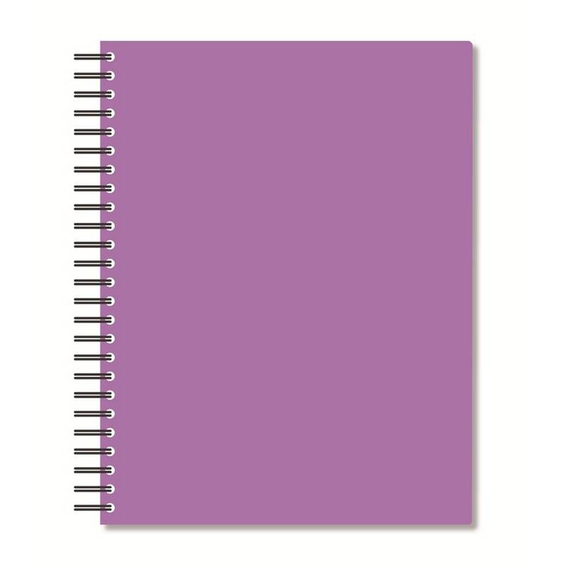 Бизнес-тетрадь Attache Bright colours A5 96 л. фиолетовая в клетку спираль (160x207 мм) 1223701