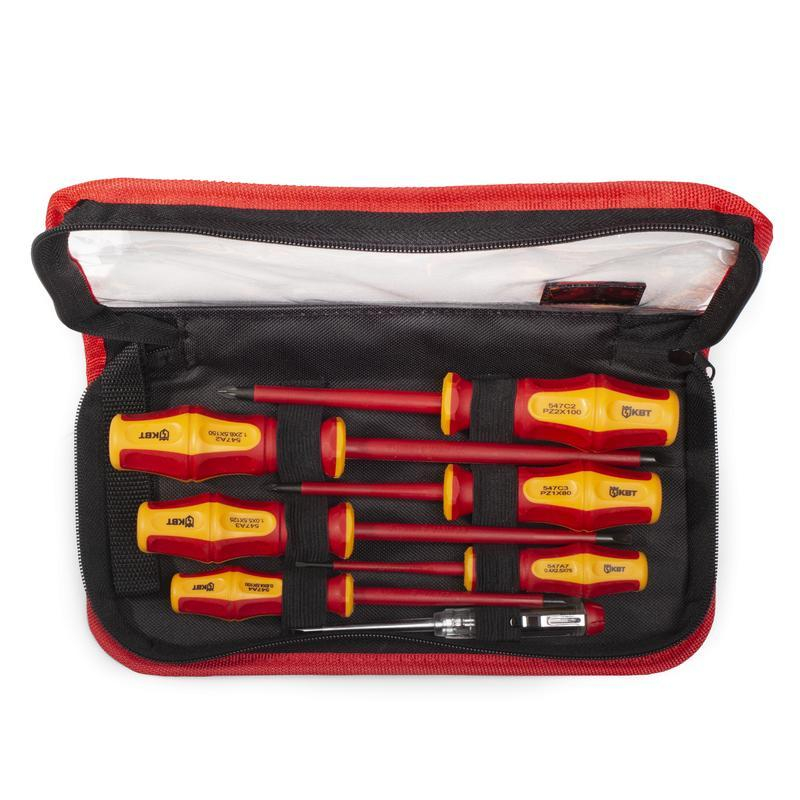 Набор отверток диэлектрических КВТ для работ под напряжением до 1000В 78618 1498900