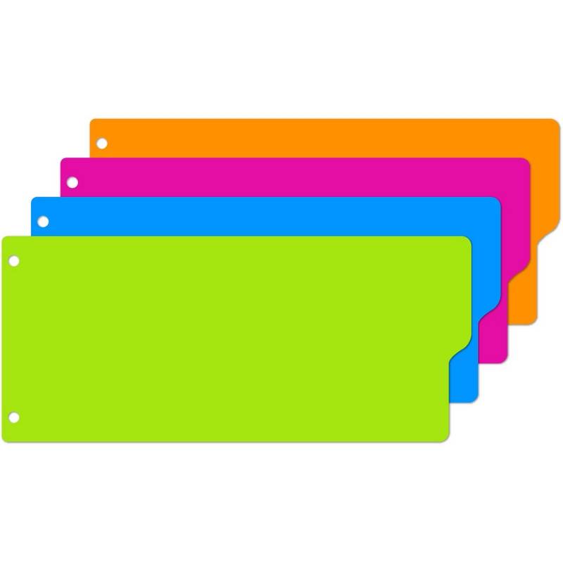 Разделитель листов Attache Selection пластиковый 12 листов рзнцв. (105x240 мм) 328392