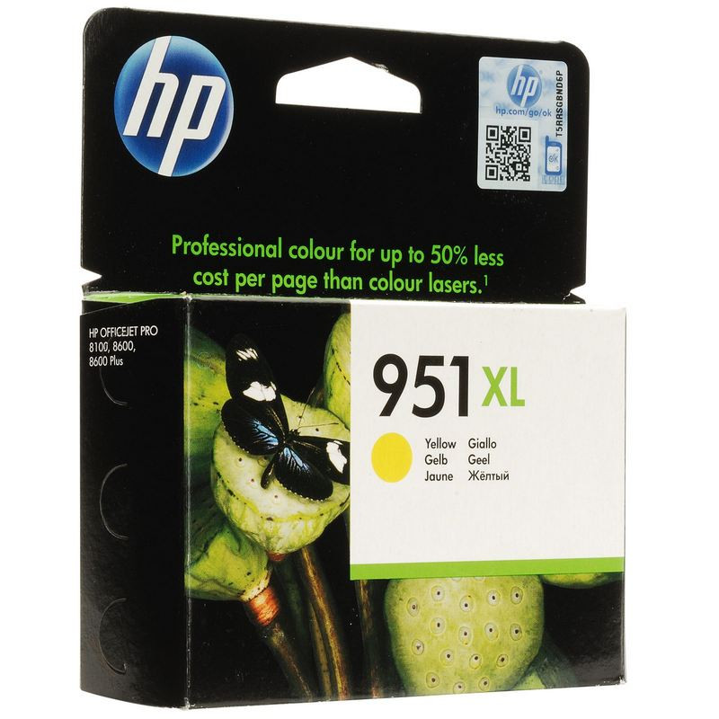 Картридж струйный HP 951XL CN048AE жел. пов.емк. для OJ Pro 8600 250433