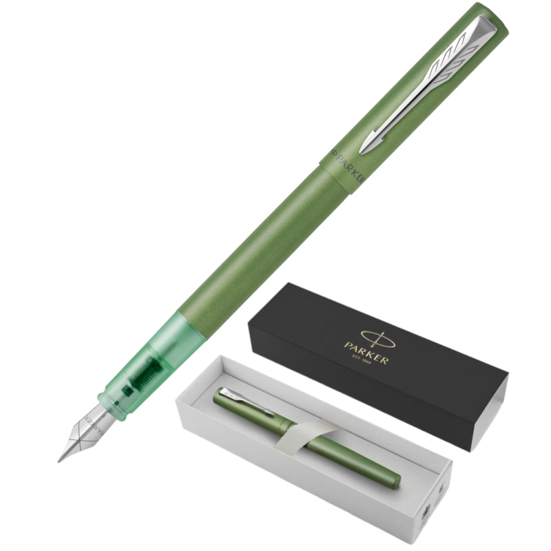 Ручка перьевая Parker Vector XL 2159762, корп. зелен. тонкая,  в под. уп 1496332