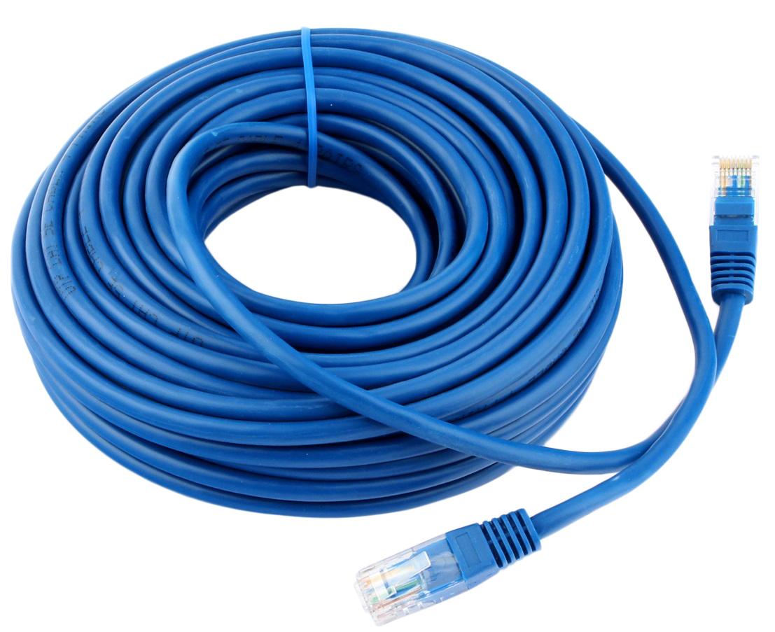 Патч-корд UTP Cablexpert PP10-10M/B кат.5e, 10м, литой (синий) 1114341