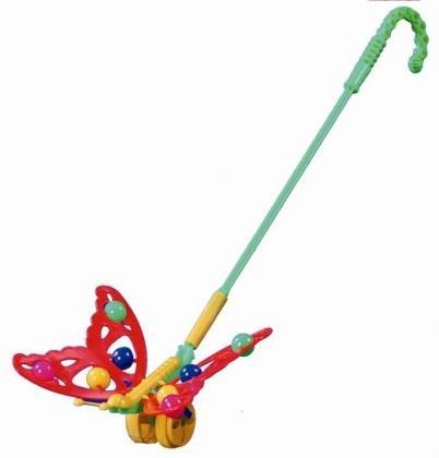 Бабочка, детская игрушка-каталка Огонек ОГ675