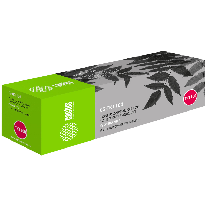 Картридж лазерный Cactus TK-1100 чер. для Kyocera Mita FS-1024MFP/1124MFP 1665259