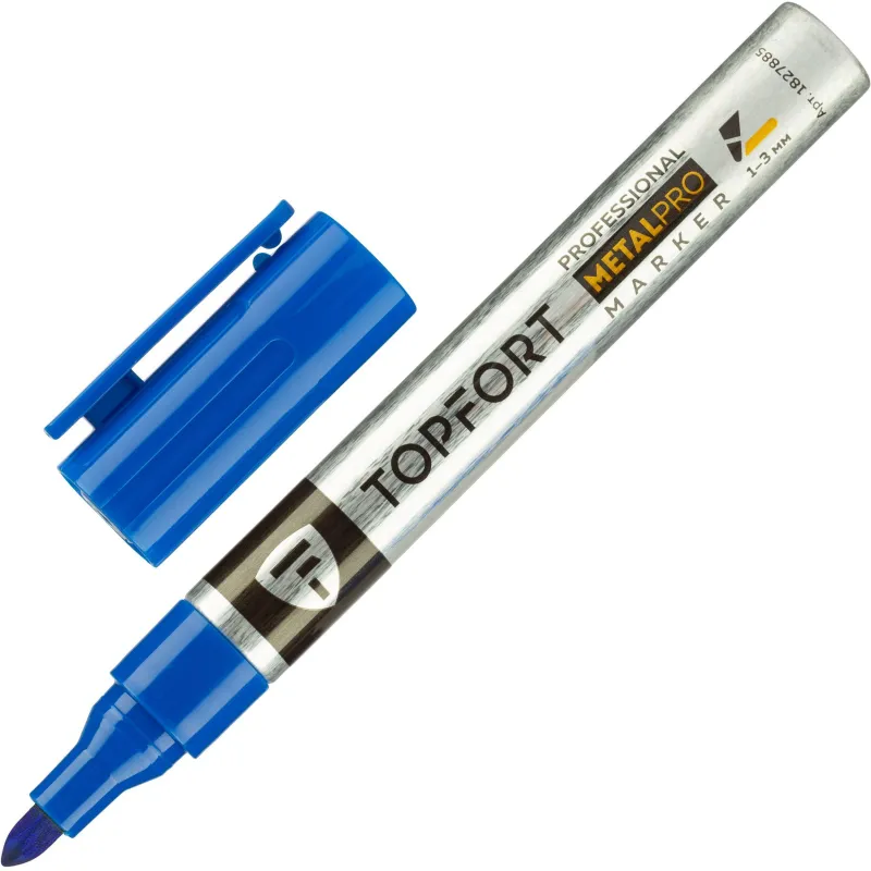 Маркер для металла TOPFORT MetalPro 1-3 мм синий 1827885 ZP1540