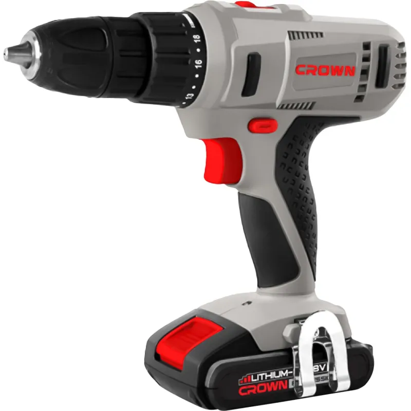 Дрель-шуруповерт аккумуляторная CROWN CT21056L-1.5 BMC 2089962
