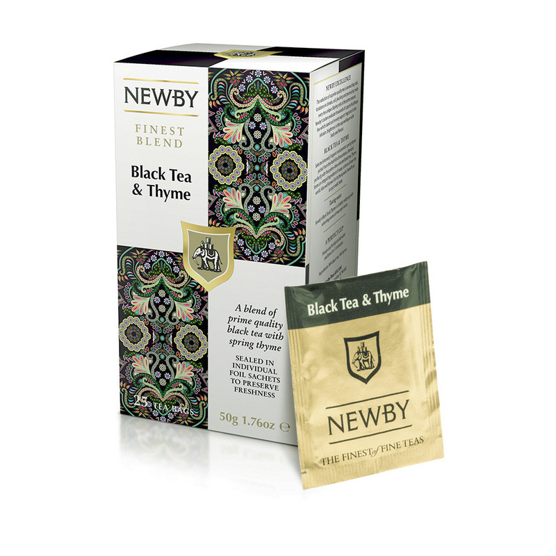 Чай Newby Черный чай с Чабрецом 25 пакетиков 443314