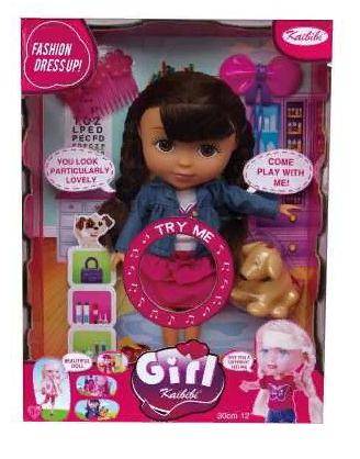 Кукла Kaibibi Модница, 30 см, звук AbToys BLD111-2