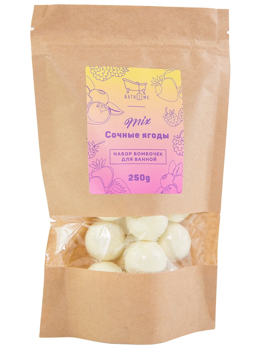 Bath Time Бомбочки для ванны Сочные ягоды 250гр 4610092621067