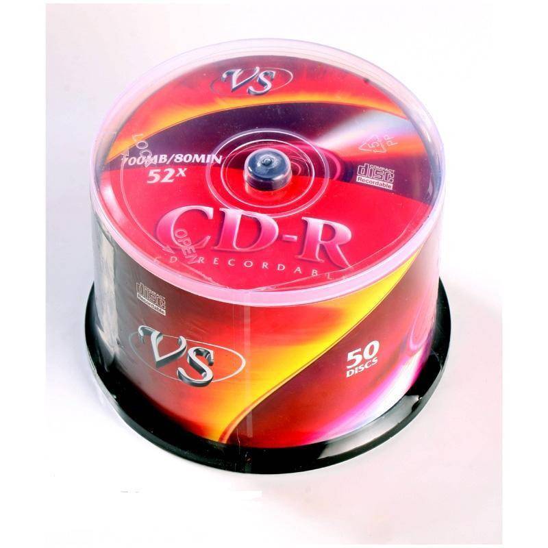 Диск CD-R VS 0,7 GB 52x (50 штук в уп) VSCDRCB5001 166390