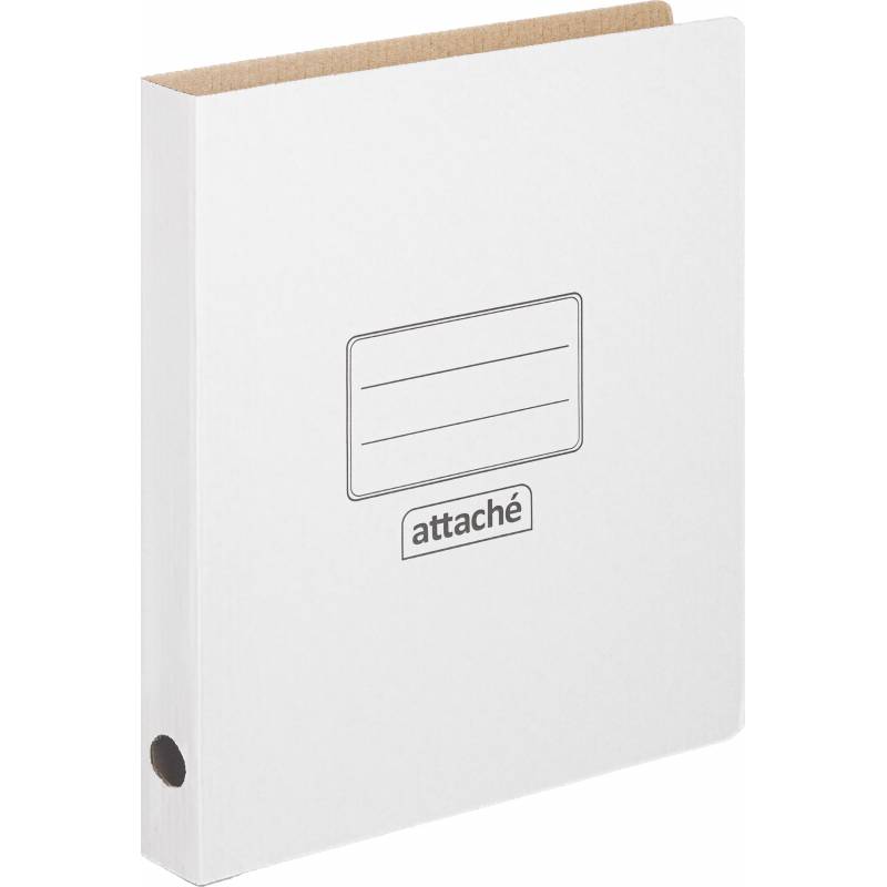 Скоросшиватель картонный Attache A4 до 300 листов белый (5 штук в уп) 1218085