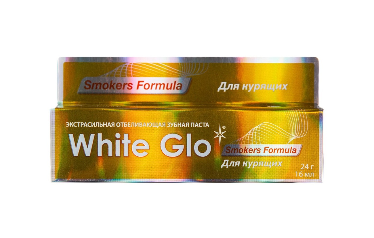 Зубная паста White Glo отбеливающая для курящих 24 гр W8875
