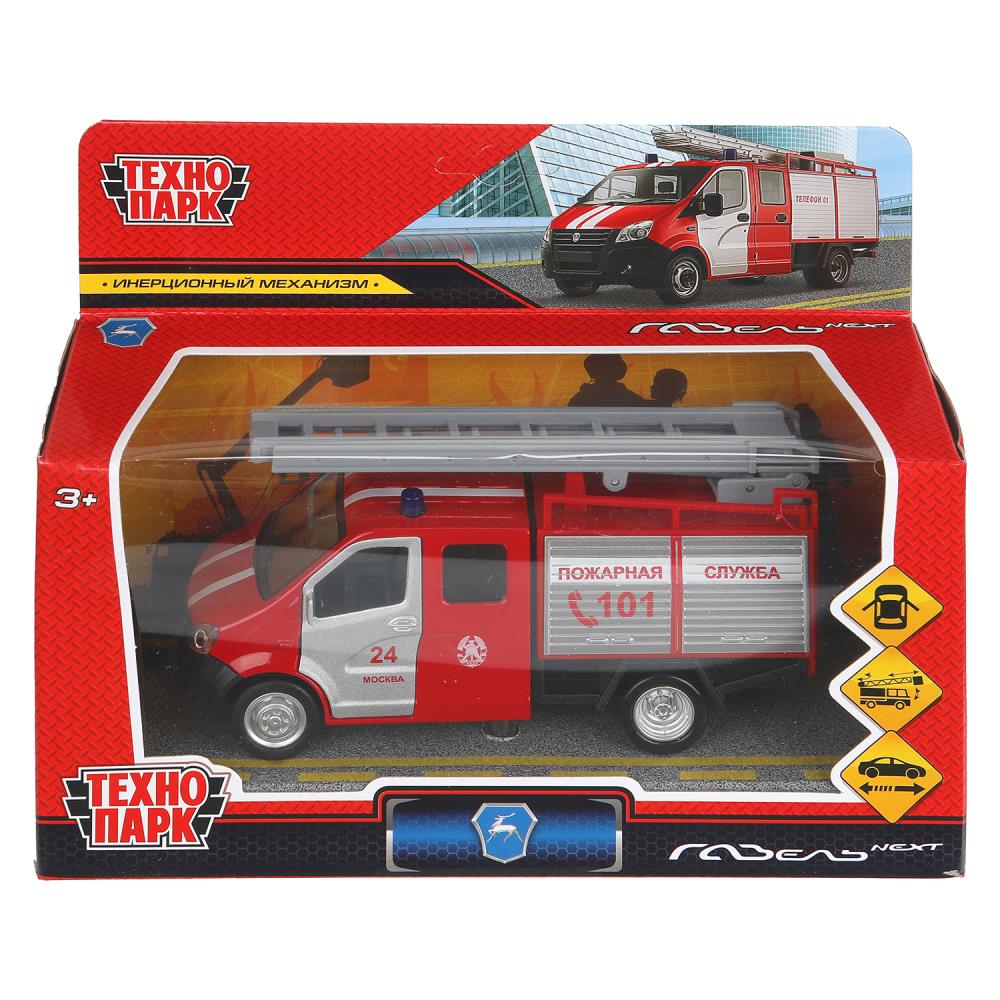 Машина Газель Некст Пожарная, 15 см, красный Технопарк NEXTFIR-15FIR-RD (64)