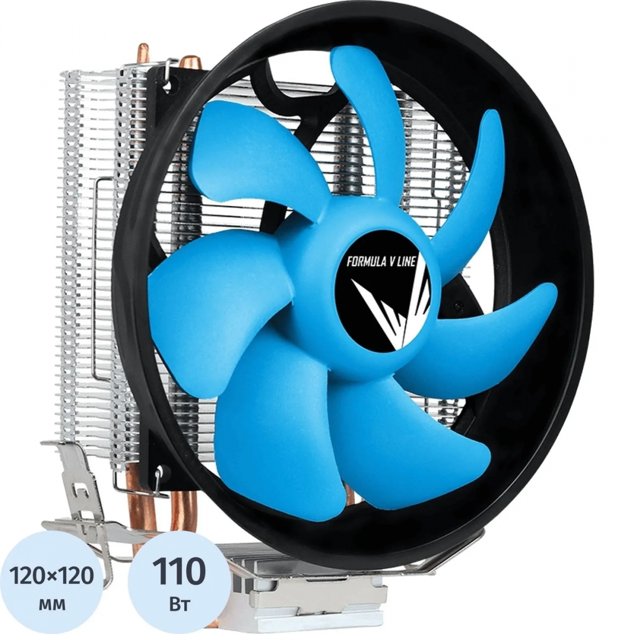Кулер Formula AC Verkho Plus Soc-AM5/AM4/1200/1700/1851 черный/синий 4-pin 2260038