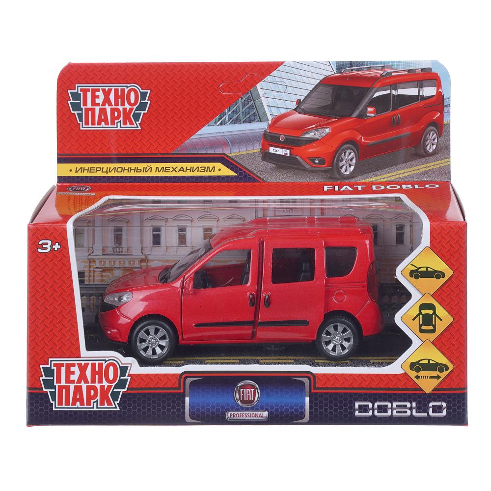 Машина металлическая Фиат Добло, 12 см, красный, Технопарк DOBLO-12-RD (72)